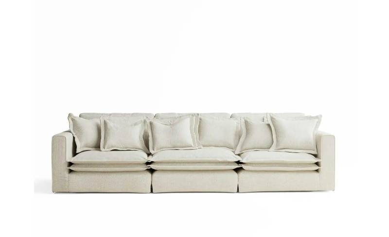 Einzelsofa  Amalfi ¦ creme ¦ Maße (cm): B: 338 H: 90 Polstermöbel > Sofas > Big-Sofas - Möbel Kraft