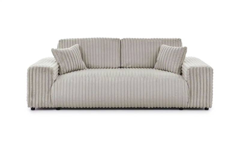 Einzelsofa   ¦ grau ¦ Maße (cm): B: 213 H: 79 Polstermöbel > Sofas > 3-Sitzer - Möbel Kraft