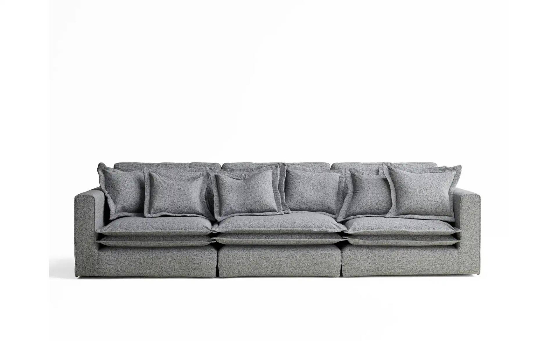 Einzelsofa  Amalfi ¦ grau ¦ Maße (cm): B: 338 H: 90 Polstermöbel > Sofas > Big-Sofas - Möbel Kraft