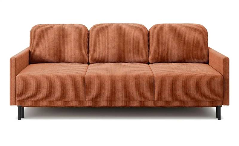 Einzelsofa mit Schlaffunktion Hamiel ¦ kupfer ¦ Maße (cm): B: 212 H: 87 Polstermöbel > Sofas > 3-Sitzer - Höffner