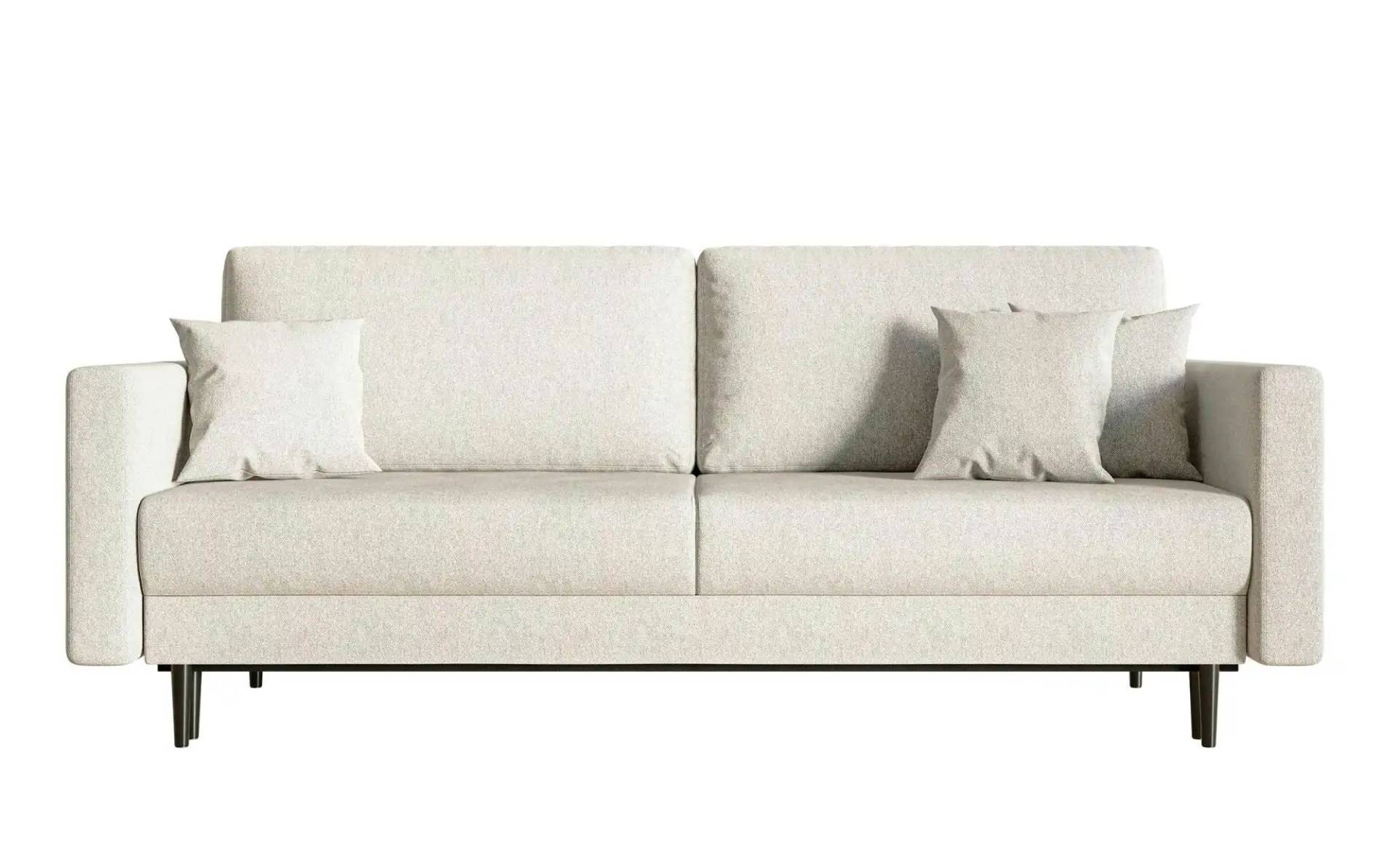 Einzelsofa mit Schlaffunktion Valico ¦ creme ¦ Maße (cm): B: 230 H: 90 Polstermöbel > Sofas > 3-Sitzer - Höffner