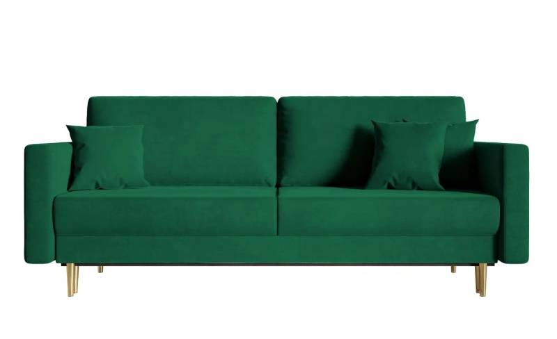 Einzelsofa mit Schlaffunktion Valico ¦ grün ¦ Maße (cm): B: 230 H: 90 Polstermöbel > Sofas > 3-Sitzer - Höffner