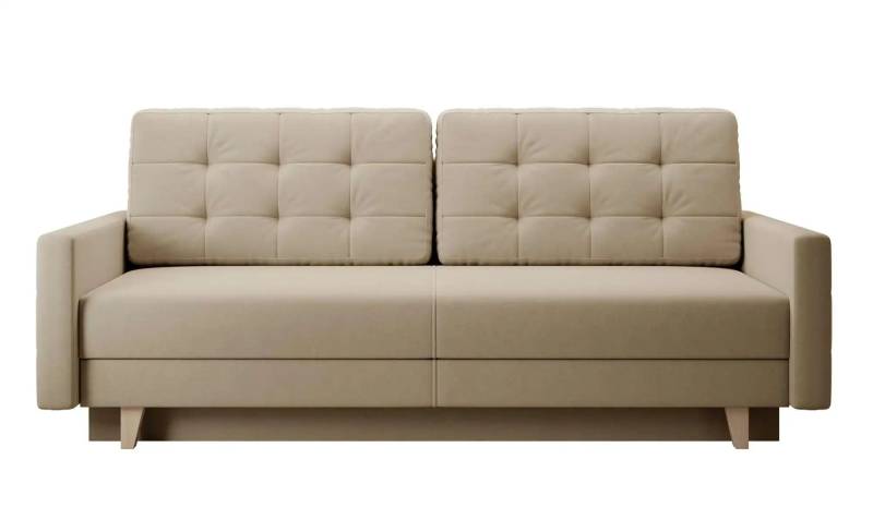 Einzelsofa mit Schlaffunktion Verat ¦ beige ¦ Maße (cm): B: 226 H: 98 Polstermöbel > Sofas > 3-Sitzer - Höffner