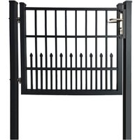 Einzeltor »Bremen«, Aluminium, BxH: 120 x 160 cm - schwarz