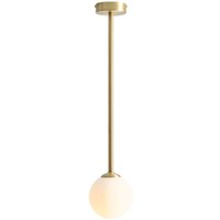 Elegant Deckenlampe in Messing Metall Glas Ø14 cm E14 Elegant Deckenlampe in Messing Metall Glas Ø14 cm E14 von ALDEX