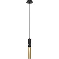 Elegante Hängelampe Metall GU10 L:12 cm in Schwarz Gold von Zaklad Wielobranzowy Export-Import-Jupiter