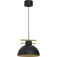 Elegante Hängelampe Metall Schwarz Gold Ø29 cm E27 rund Elegante Hängelampe Metall Schwarz Gold Ø29 cm E27 rund von Luminex