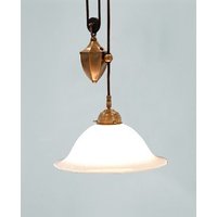 Elegante Pendelleuchte Berliner Messing Glas E27 Ø30 cm Elegante Pendelleuchte Berliner Messing Glas E27 Ø30 cm von Berliner Messingleuchten