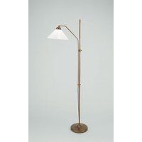 Elegante Stehleuchte Berliner Messing Glas E27 160 cm von Berliner Messingleuchten