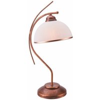 Elegante Tischleuchte KALONA Braun Jugendstil 49cm von Lamkur