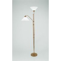 Eleganter Deckenfluter Berliner Messing Glas E27 200 cm von Berliner Messingleuchten