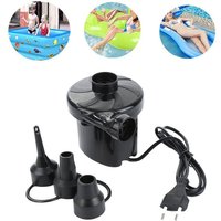 Elektrische Pumpe, Elektrische Luftpumpe, Aufblasen und Entleeren Elektrische Pumpe mit 3 Düsen für Luftmatratze, Camping, Aufblasbares Kissen, Bett, Elektrische Pumpe, Elektrische Luftpumpe, Aufblasen und Entleeren Elektrische Pumpe mit 3 Düsen für Luftmatratze, Camping, Aufblasbares Kissen, Bett,