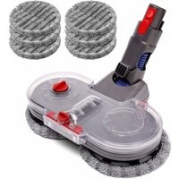 Elektrischer Wischkopf für Dyson V15 V11 V10 V8 V7 mit eingebautem Wassertank, LED-Licht, waschbarer Wischmopp