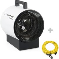 Elektroheizer TDS 20 R + Profi-Verlängerungskabel 20 m / 230 V / 2,5 mm² von Trotec