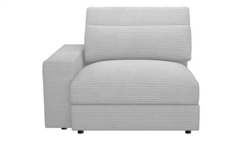 Element Einsitzer Armlehne links Branna ¦ grau ¦ Maße (cm): B: 116 H: 88 T: 120.0 Polstermöbel > Sofas > Modulsofas - Höffner