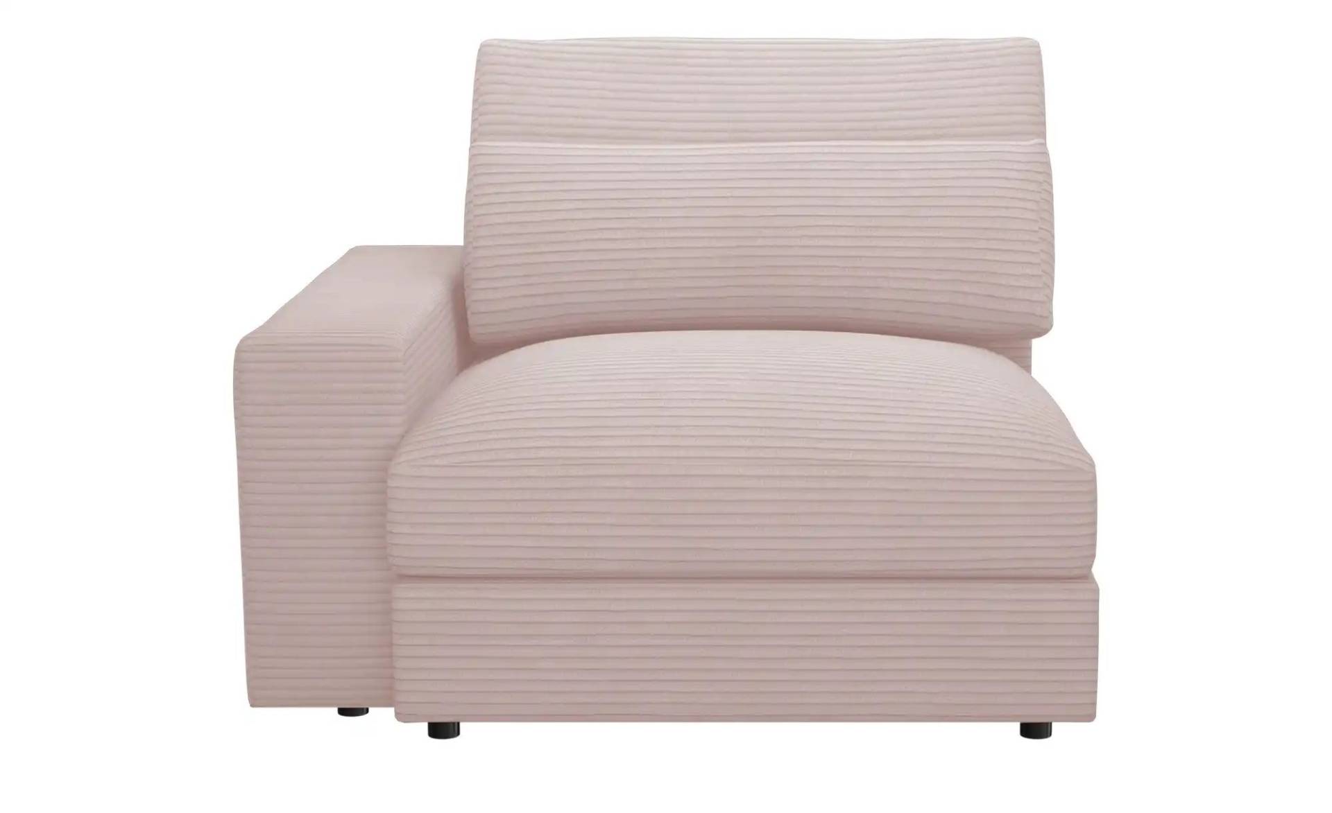 Element Einsitzer Armlehne links Branna ¦ rosa/pink ¦ Maße (cm): B: 116 H: 88 T: 120 Polstermöbel > Sofas > Modulsofas - Möbel Kraft