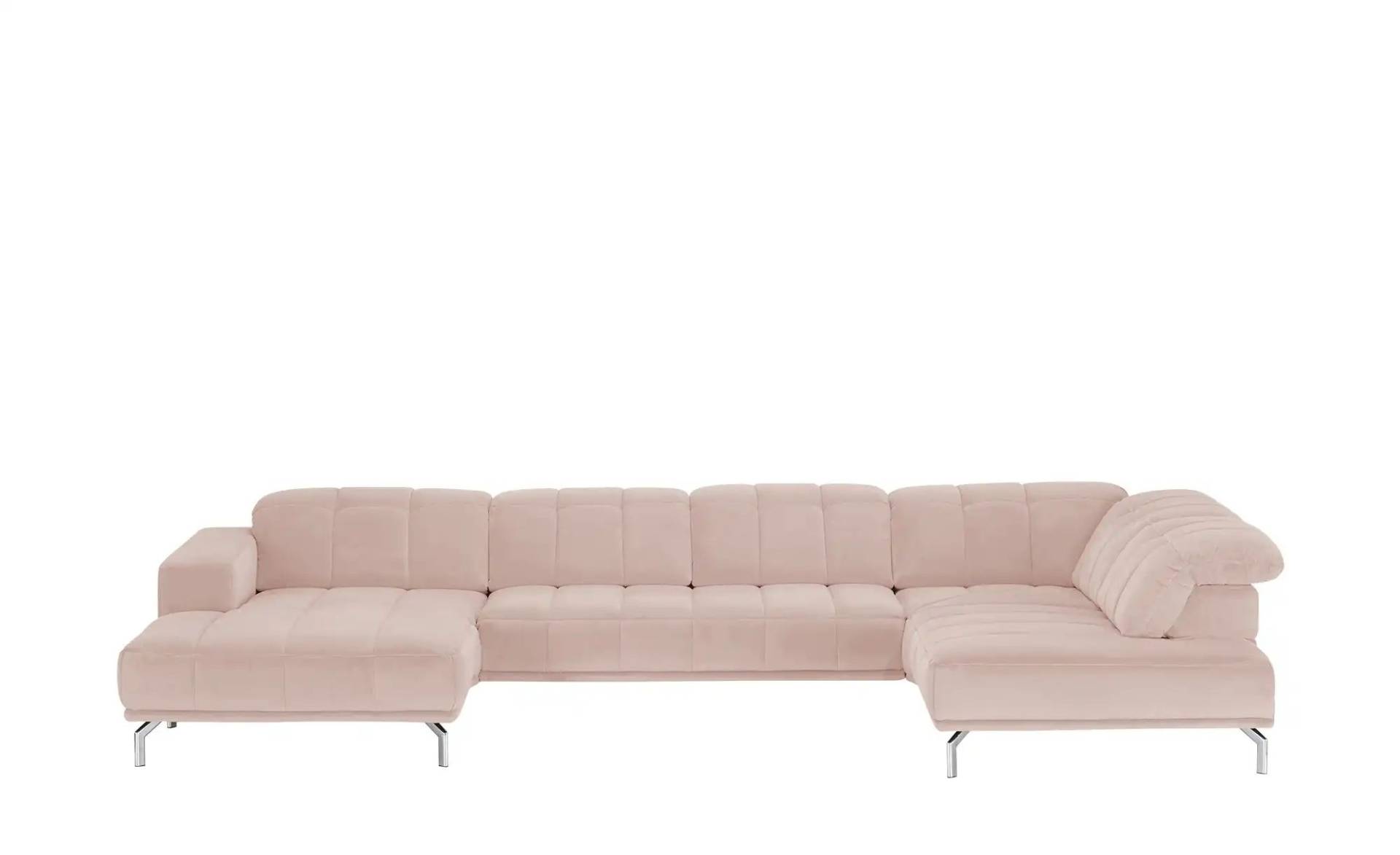 Lounge Collection Wohnlandschaft  Sarina ¦ rosa/pink ¦ Maße (cm): B: 383 H: 75 T: 212 Polstermöbel > Sofas > Wohnlandschaften - Höffner