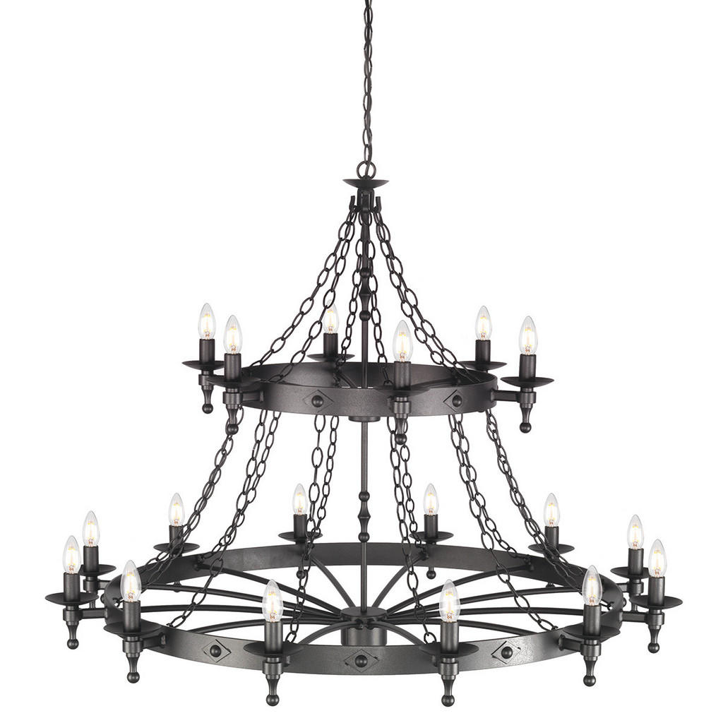 Elstead Lighting KRONLEUCHTER Graphit Elstead Lighting KRONLEUCHTER Graphit