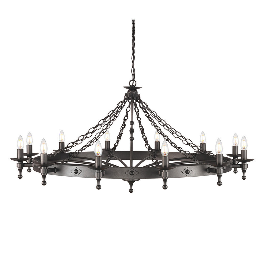 Elstead Lighting KRONLEUCHTER Graphit Elstead Lighting KRONLEUCHTER Graphit