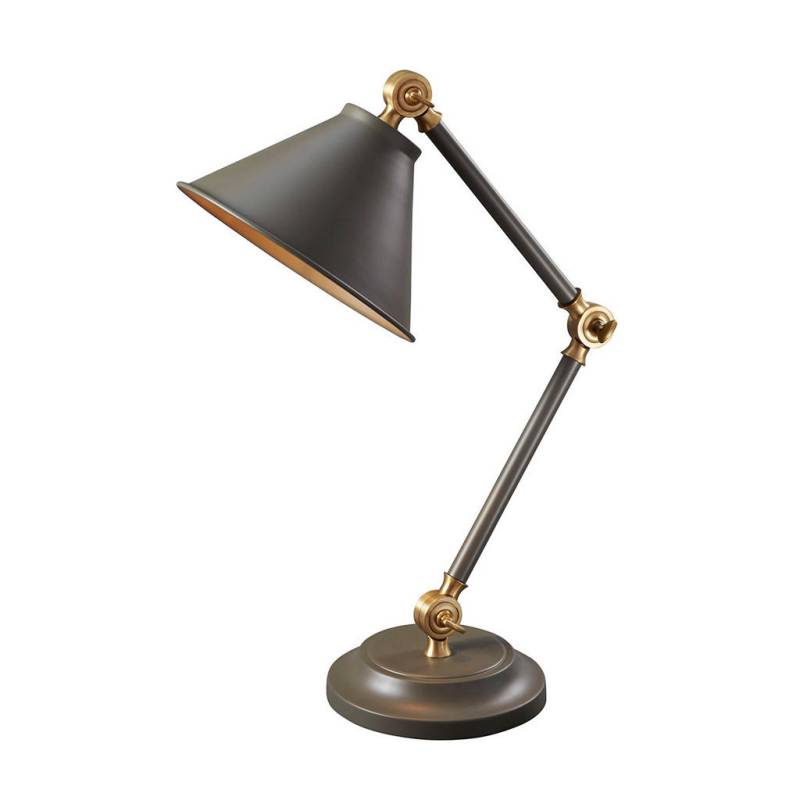 Elstead Lighting TISCHLEUCHTE Grau, Messing