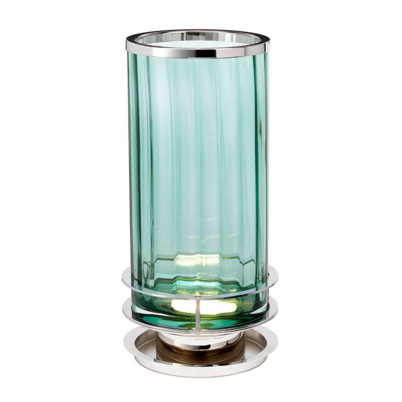 Elstead Lighting TISCHLEUCHTE Nickel, Grün