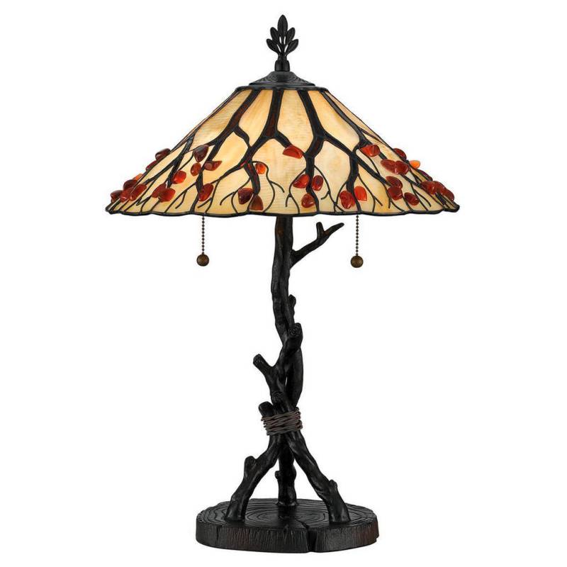 Elstead Lighting TISCHLEUCHTE Mehrfarbig, Dunkelbraun