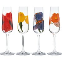 Emil Nolde: 4-teiliges Sektgläser-Set 'Sommerblumen'