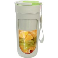 Entsafter – Tragbarer Mixer – Smoothie-Mixbehälter – Tragbarer Entsafter mit Deckel – 10 Klingen – Strohhalmkompatibel – Eiscrushing-Funktion – 340 Entsafter – Tragbarer Mixer – Smoothie-Mixbehälter – Tragbarer Entsafter mit Deckel – 10 Klingen – Strohhalmkompatibel – Eiscrushing-Funktion – 340