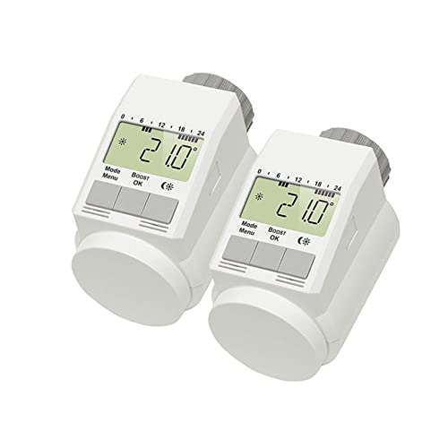 Eqiva 2er Set Elektronik-Heizkörperthermostat Model L mit Boost-Funktion Eqiva 2er Set Elektronik-Heizkörperthermostat Model L mit Boost-Funktion von eqiva