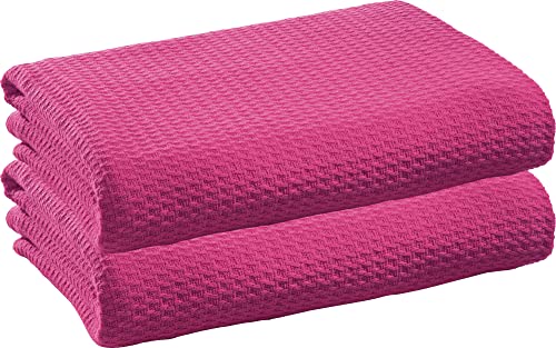 Erwin Müller Sommerdecke Siena im 2er-Pack, Baumwolldecke pink Größe 150x200 cm - luftig-leicht, weiche Qualität, sehr angenehm - 100% Baumwolle von Erwin Müller