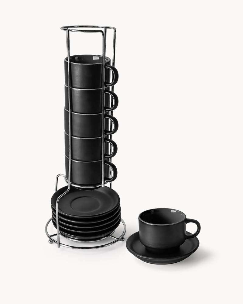 Espressotassen Le Papillon 6er Set 75 ml