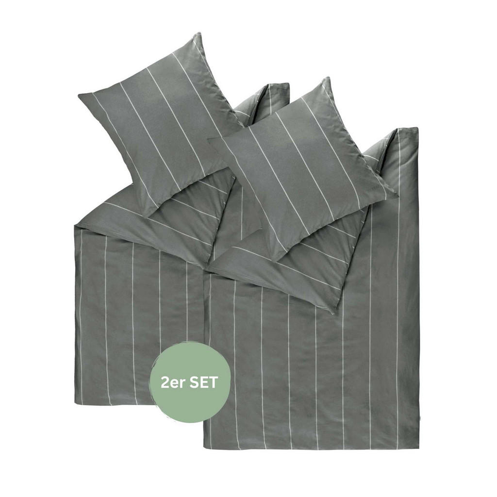 Esprit Renforce, Anthrazit, Textil, 135x200 cm, Oeko-Tex® Standard 100, Schlaftextilien, Bettwäsche, Bettwäsche von Esprit