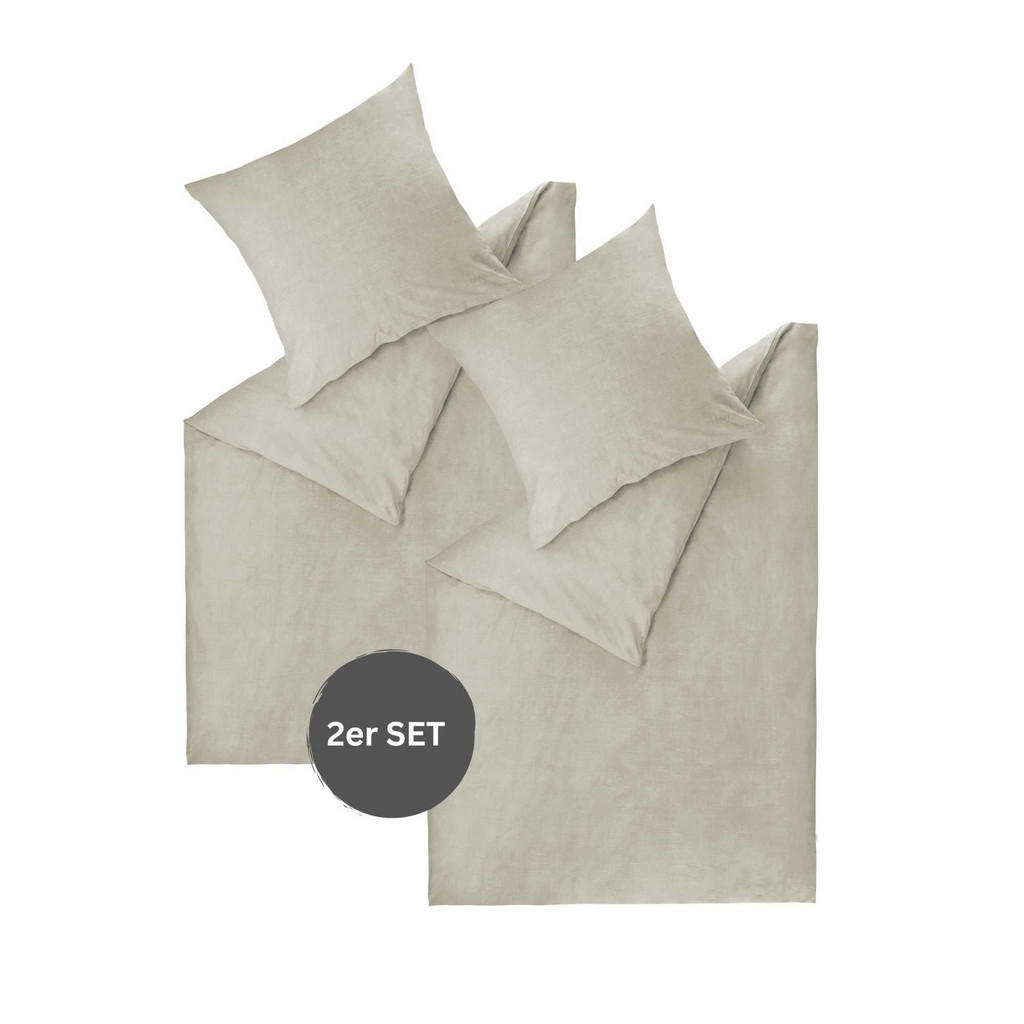 Esprit Renforce, Grau, Textil, 140x200 cm, Oeko-Tex® Standard 100, Schlaftextilien, Bettwäsche, Bettwäsche von Esprit