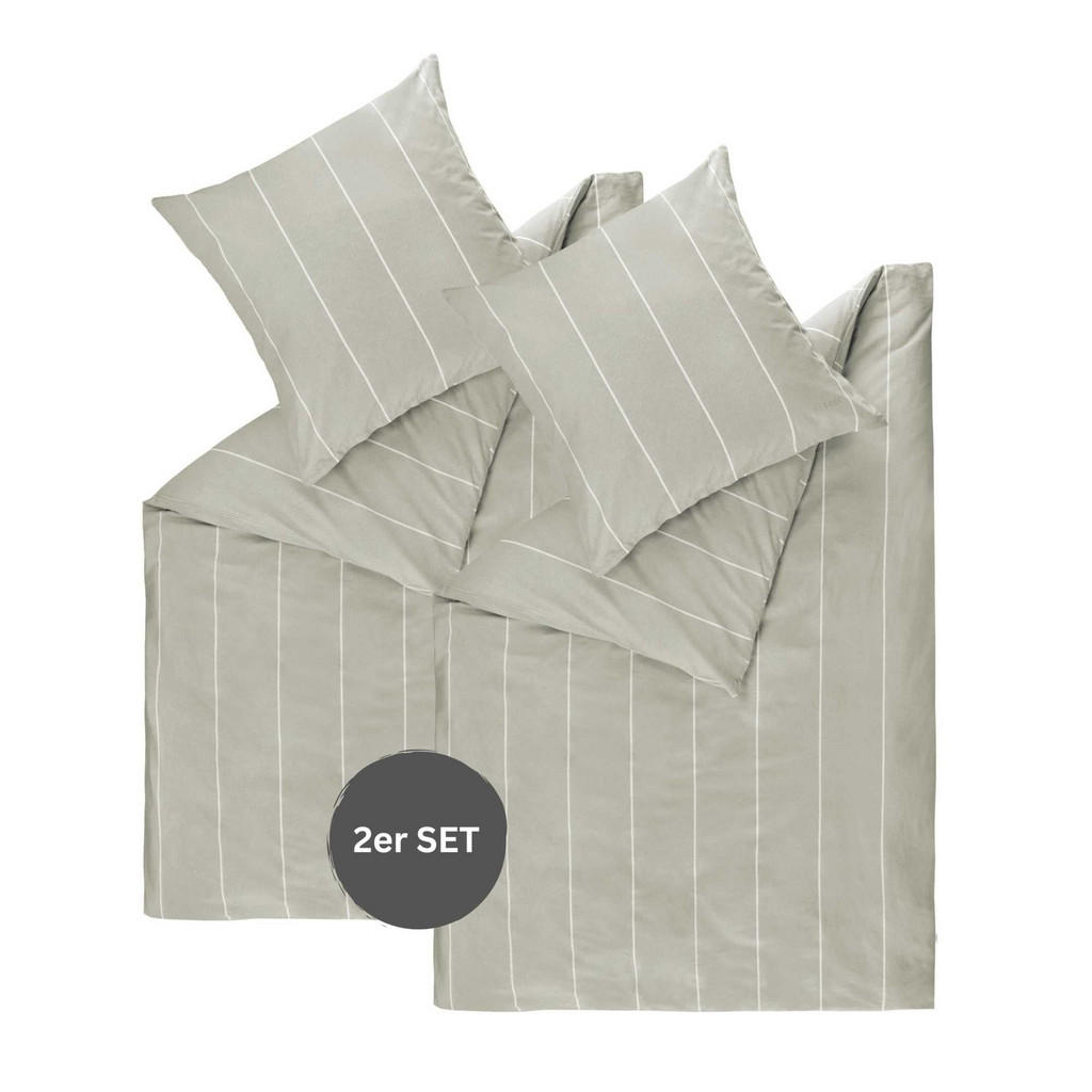 Esprit Renforce, Grau, Textil, 140x200 cm, Oeko-Tex® Standard 100, Schlaftextilien, Bettwäsche, Bettwäsche Esprit Renforce, Grau, Textil, 140x200 cm, Oeko-Tex® Standard 100, Schlaftextilien, Bettwäsche, Bettwäsche von Esprit