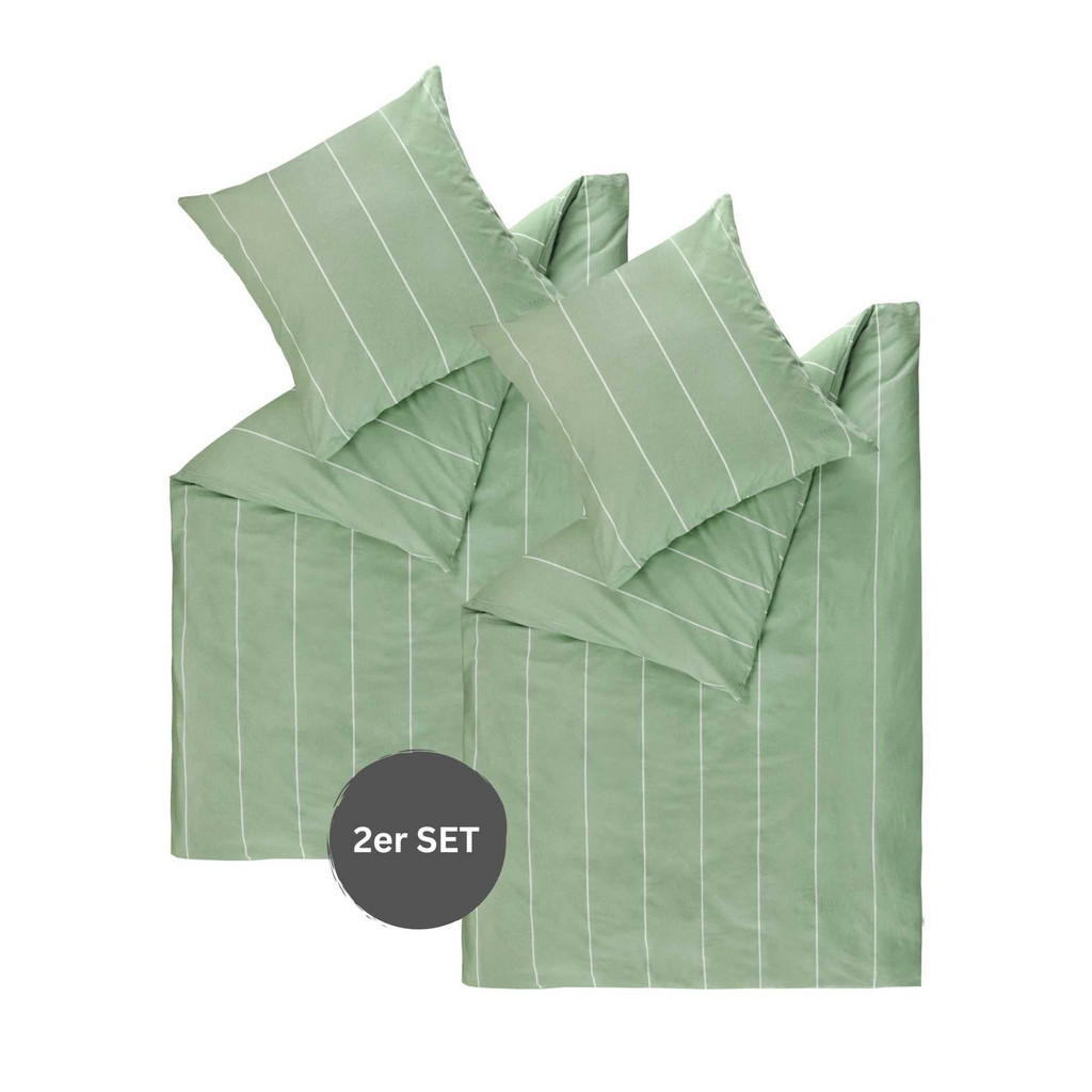 Esprit Renforce, Grün, Textil, 140x200 cm, Oeko-Tex® Standard 100, Schlaftextilien, Bettwäsche, Bettwäsche Esprit Renforce, Grün, Textil, 140x200 cm, Oeko-Tex® Standard 100, Schlaftextilien, Bettwäsche, Bettwäsche von Esprit