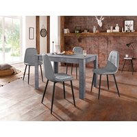 INOSIGN Essgruppe, (Set, 5 tlg.), mit Esstisch 120 cm breit von Inosign