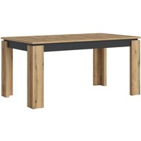 Esstisch ausziehbar CORTE CORT01 von Wojcik Coast evoke eiche / Kosmos grau