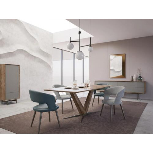 Esszimmer Komplett 8tlg Stühle Set Neu Esstisch Sideboard Design Vitrine