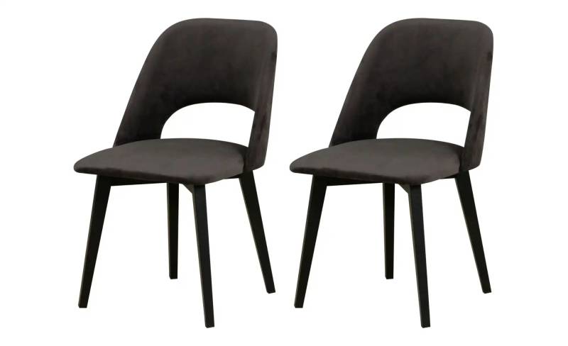 Esszimmerstuhl 2er-Set   ¦ schwarz ¦ Maße (cm): B: 48 H: 83 Stühle > Esszimmerstühle - Möbel Kraft