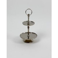 Etagere mit 2 Tellern ca 31 cm hoch von Werner Voss Grau