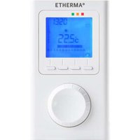Etherma Funk-Raumthermostat mit Uhr, LCD-Anzeige ET-14A von etherma
