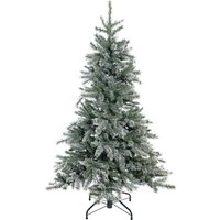 Evergreen Weihnachtsbaum Fichte Frost grün PVC H/D: ca. 150x104 cm von Evergreen