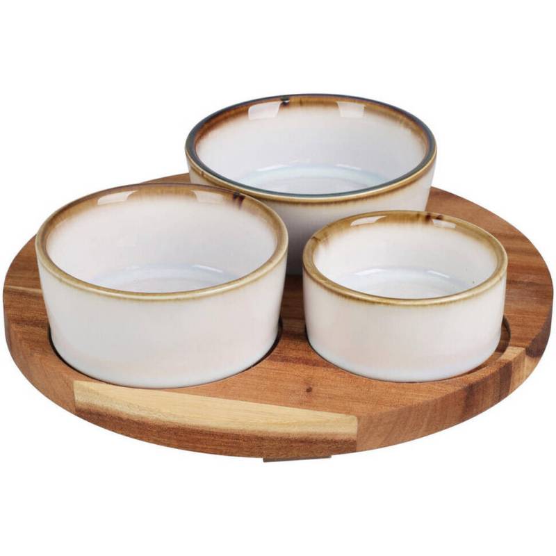 Excellent Houseware SERVIERSCHALEN Braun