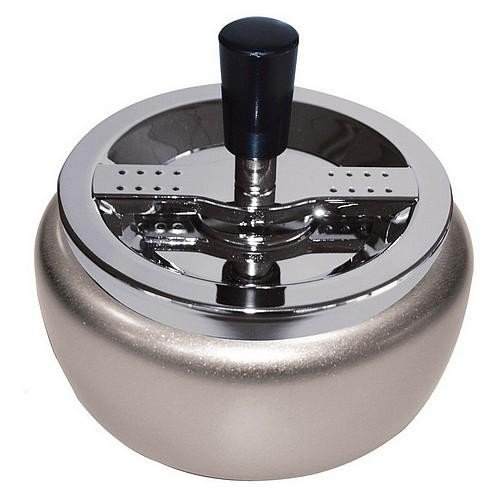 Exklusiver Drehaschenbecher 13 cm, Farbe:Grau von Sepilo