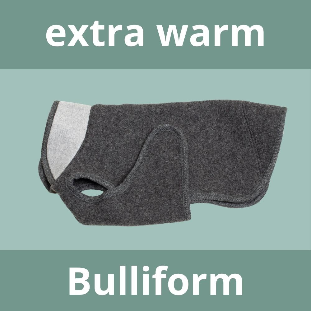 Extra warmer Hundemantel Winter | Bulliform | 100% Schurwolle extra Extra warmer Hundemantel Winter | Bulliform | 100% Schurwolle extra