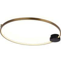 Eye 40 Deckenleuchte – moderne schwarz-goldene LED-Deckenleuchte, 40 cm von EYE