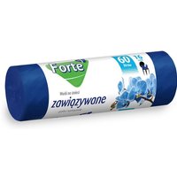 FORTE+ Müllsäcke verschnürt 60L 16 Stück LDPE