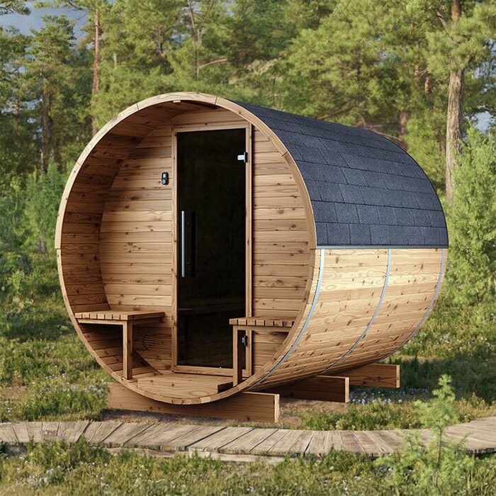 Fasssauna aus Thermoholz | Fasssauna aus Thermoholz LCF 260