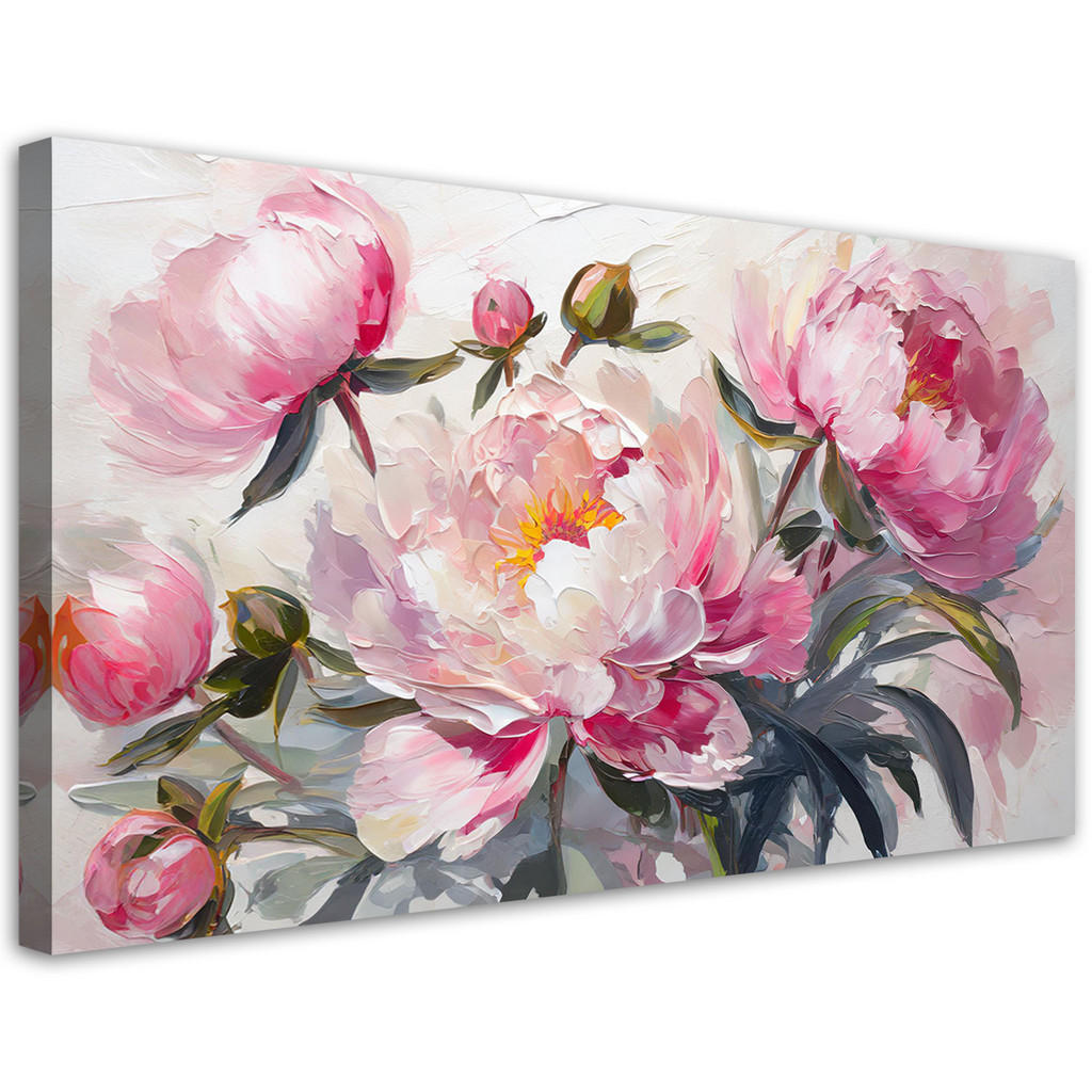 Feeby Leinwandbild, Rosa, Textil, Baum/Pflanze/Natur, Rechteckig, 100x50 cm, Bilder und Zubehör, Wandbilder, Leinwandbilder Feeby Leinwandbild, Rosa, Textil, Baum/Pflanze/Natur, Rechteckig, 100x50 cm, Bilder und Zubehör, Wandbilder, Leinwandbilder von Feeby