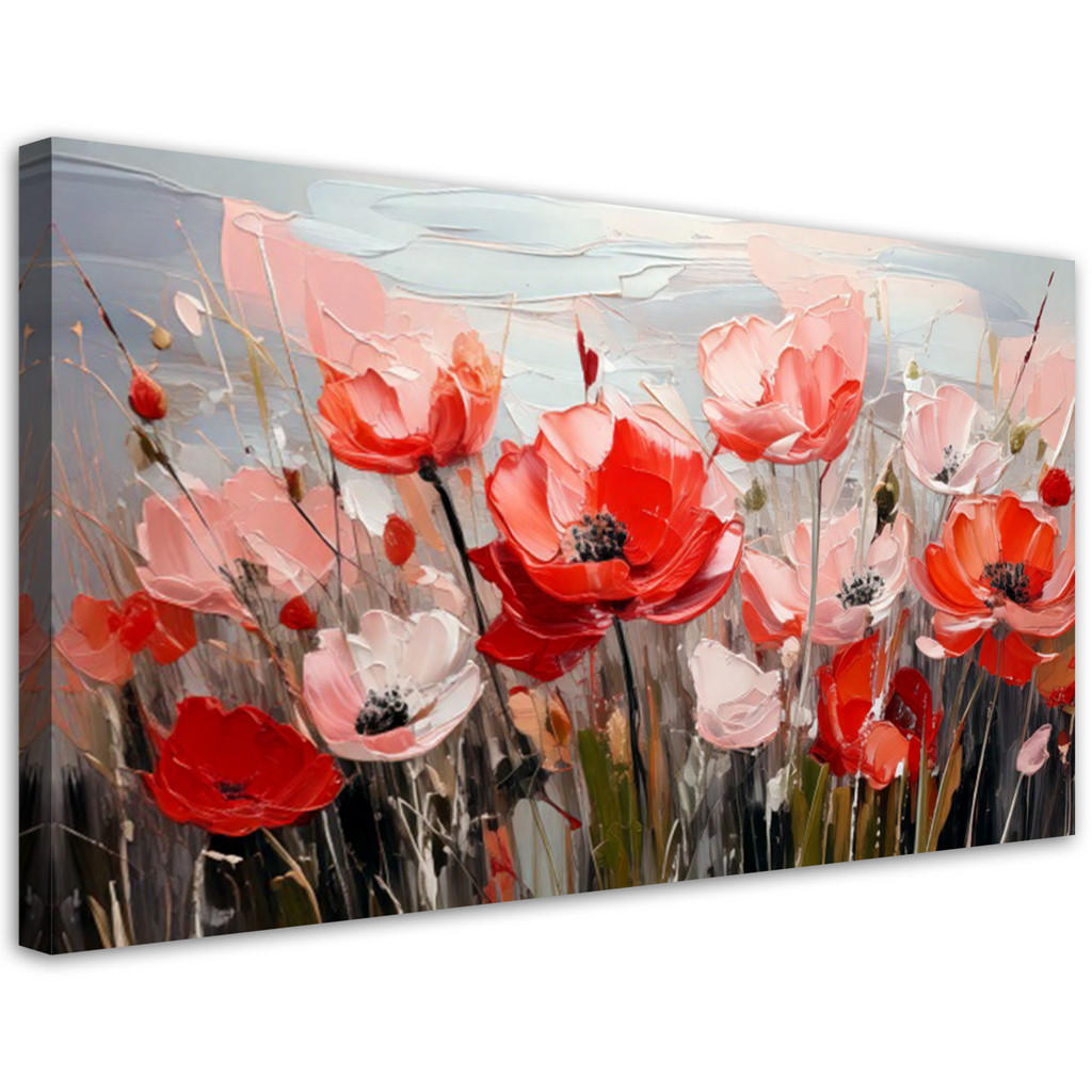 Feeby Leinwandbild, Rosa, Textil, Baum/Pflanze/Natur, Rechteckig, 120x60 cm, Bilder und Zubehör, Wandbilder, Leinwandbilder Feeby Leinwandbild, Rosa, Textil, Baum/Pflanze/Natur, Rechteckig, 120x60 cm, Bilder und Zubehör, Wandbilder, Leinwandbilder von Feeby